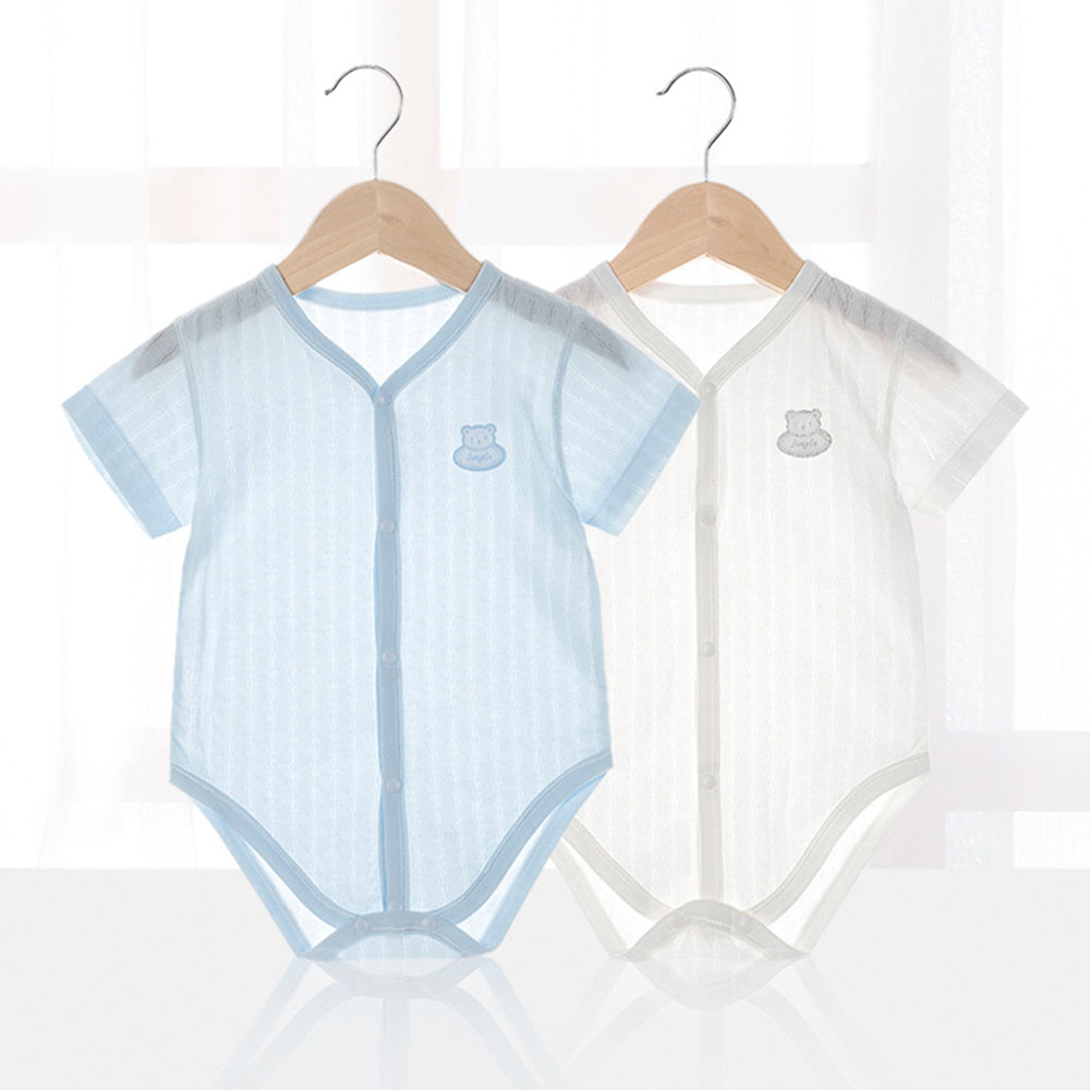 Summer Short Sleeve Newborn Bodysuits for Kids