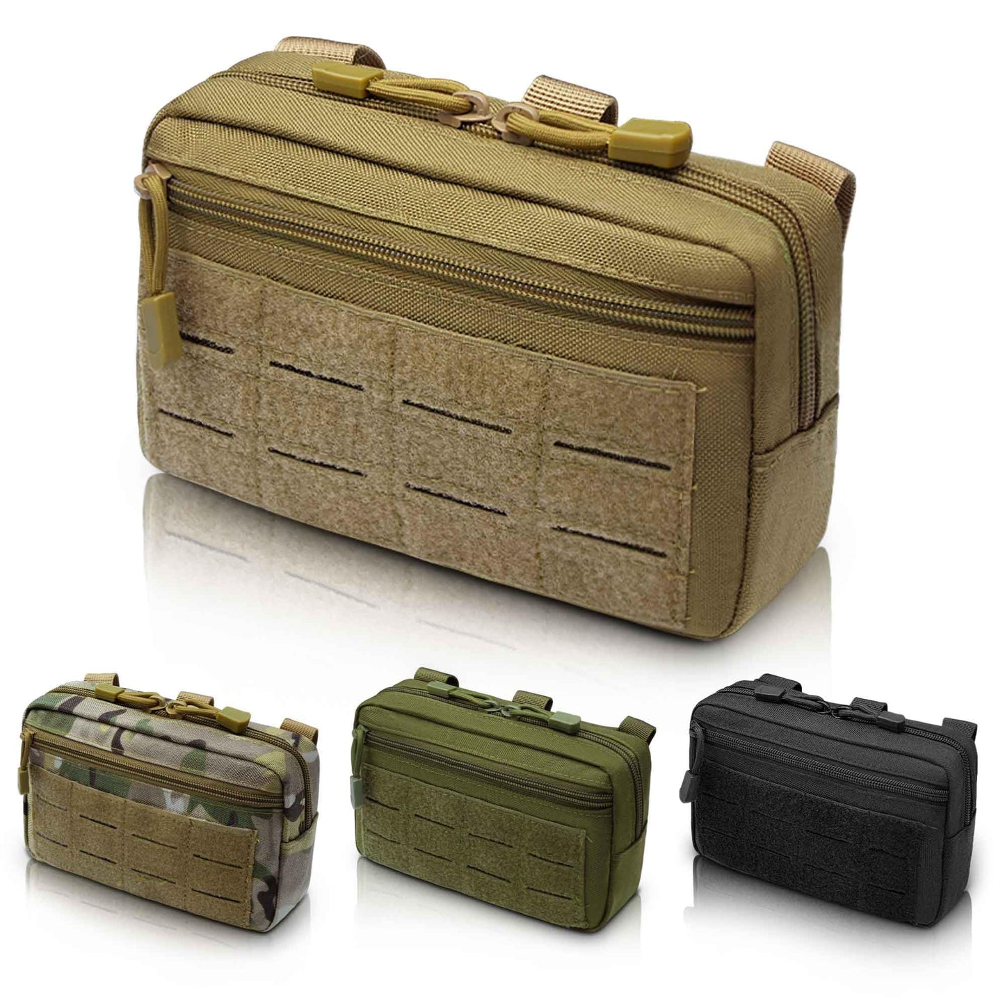 Tactical Molle Admin Pouch Multi-Purpose Modular Utility Tool Bag Small Molle Pouches for Vest Backpacks Belt Tactical Vests