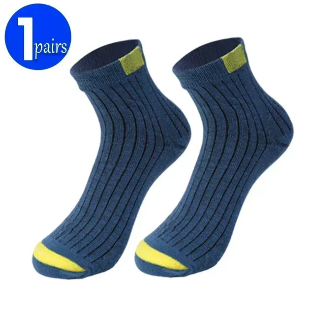 Men's Bamboo Fiber Sports Socks, Breathable & Odor-Free
