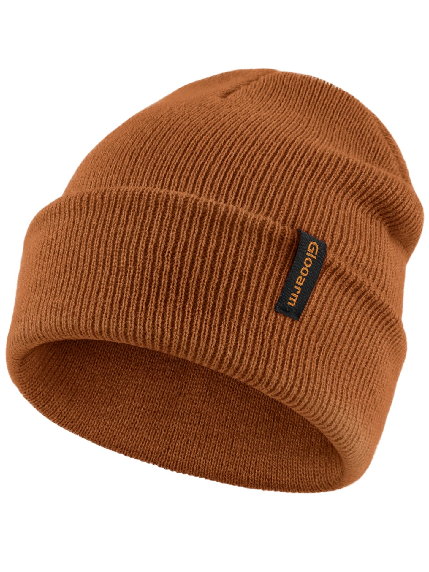 Glooarm Baby Beanie Toddler Beanie Baby Boys Girls Beanies Kids Knit Winter Hats Newborn Infant Cuffed Caps 0-6 Years Camel