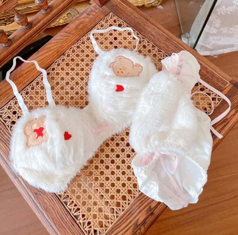Women's Plush Underwear Suit