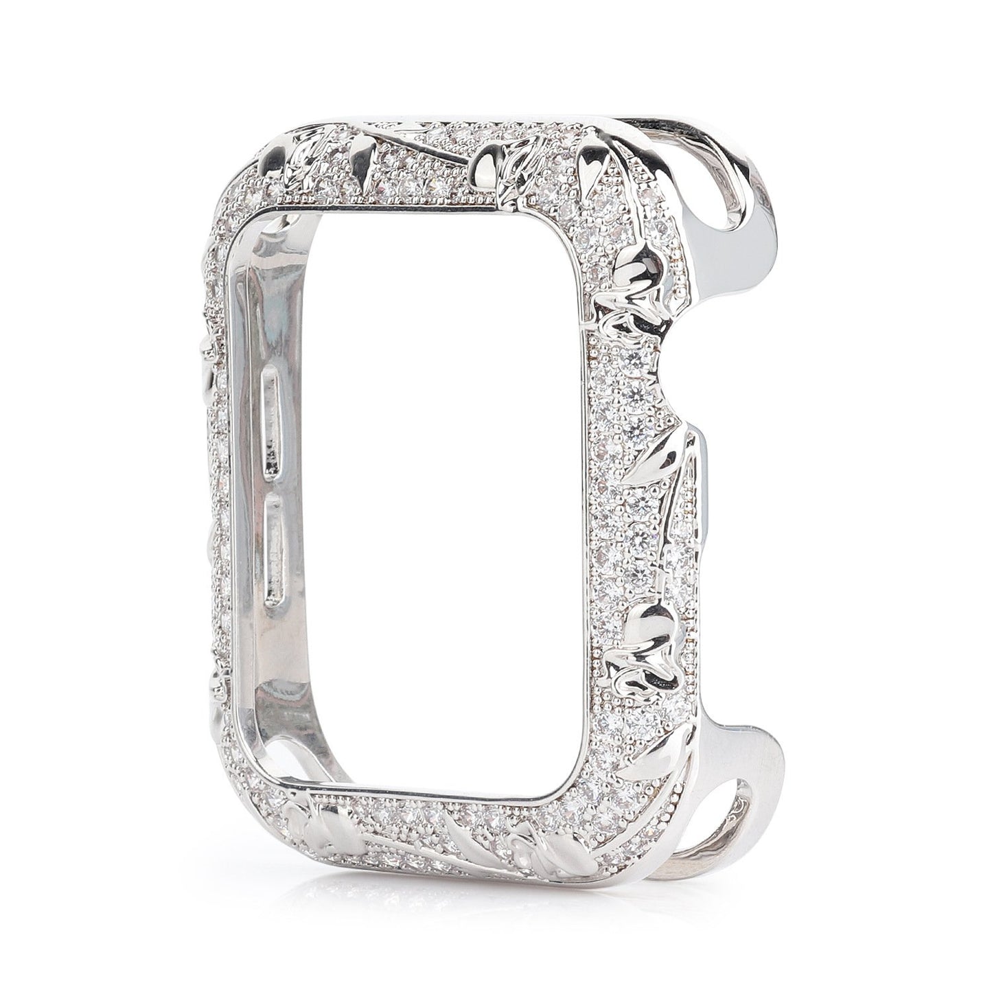 Tulip Metal Watch Set with Diamonds
