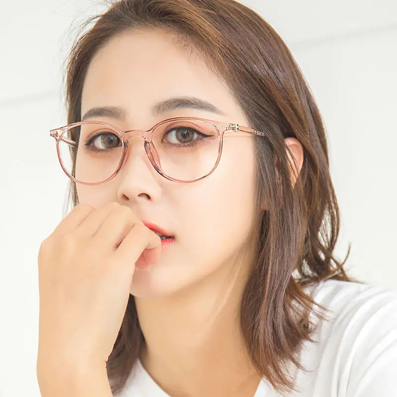 Round Eyeglass Frames for Women (Glasses Included)