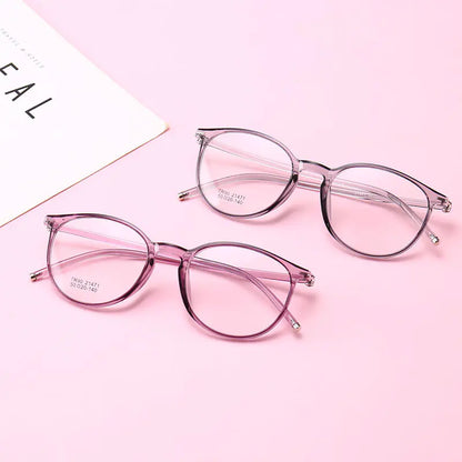 Round Eyeglass Frames for Women (Glasses Included)