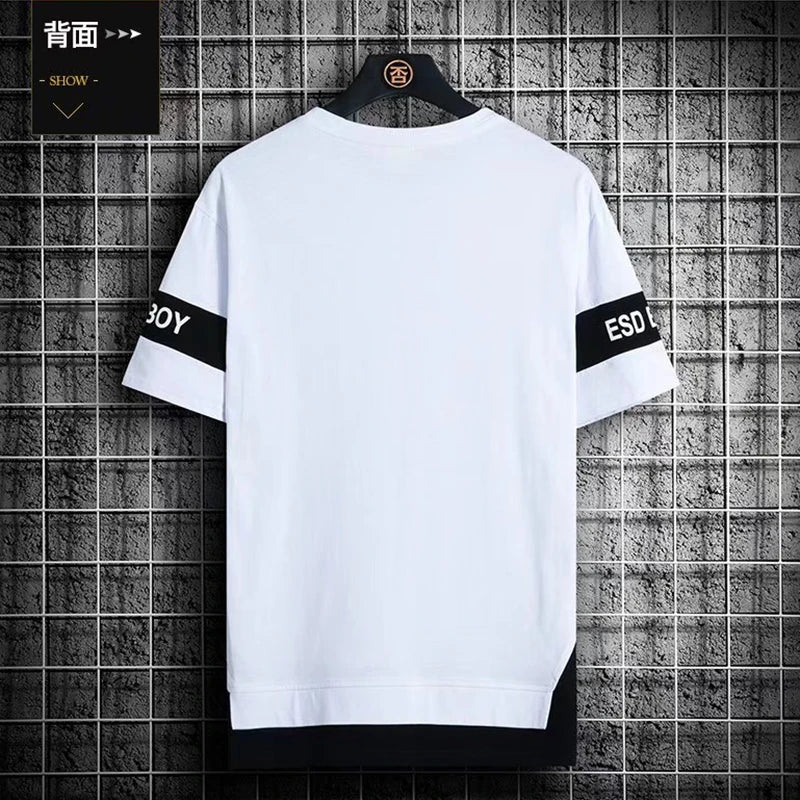 Men's Summer Short Sleeve Graphic T-Shirts (Japan Fashion)