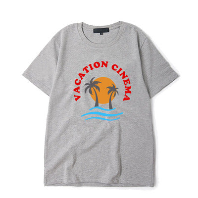 Unisex Summer Short Sleeve Loose Couple T-Shirts