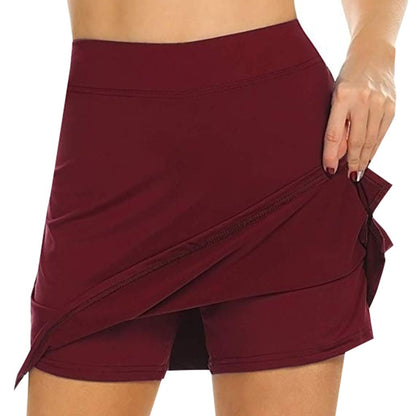 High-Waisted Slim Fit A-Line Women's Shorts