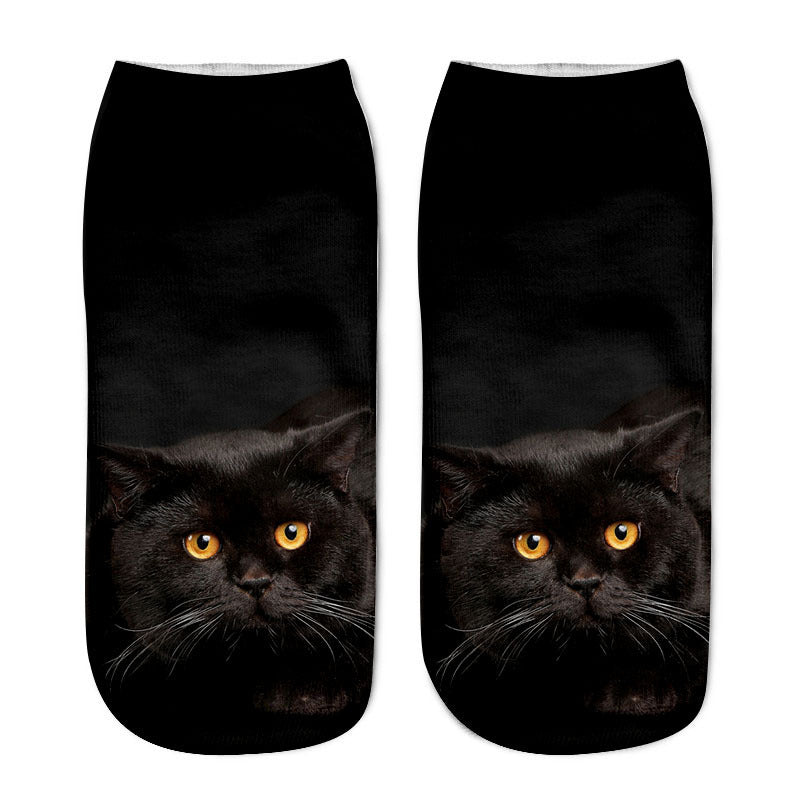 Cat Print Socks - Unique Design Socks