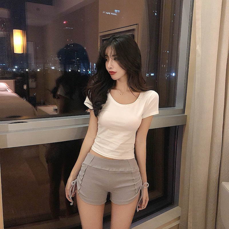High-Waisted Athletic Shorts for Fitness and Sports