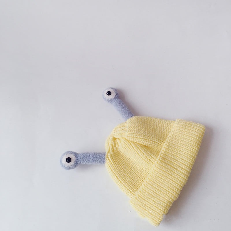 Korean Style Children's Knitted Frog Hats