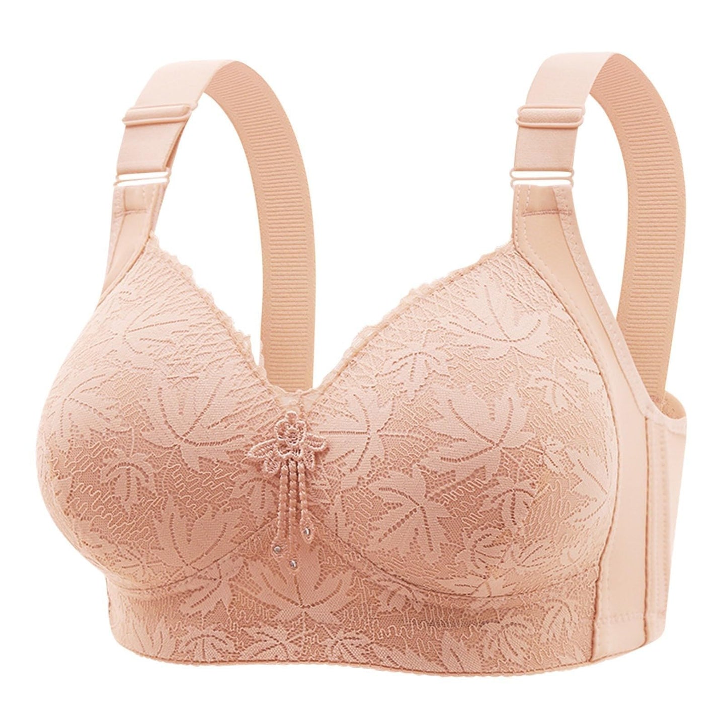 LZKLWOA celerance Front Close Bras for Women 2024 Log in Daisy Bras for Women Front Closure No Underwire Wireless Bras Push Up Plus Size Bra Comfortable Breathable Bras Hot Pink