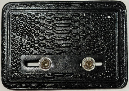 Wrestlers Belt Wall Mount Leather Wall Hanger Black