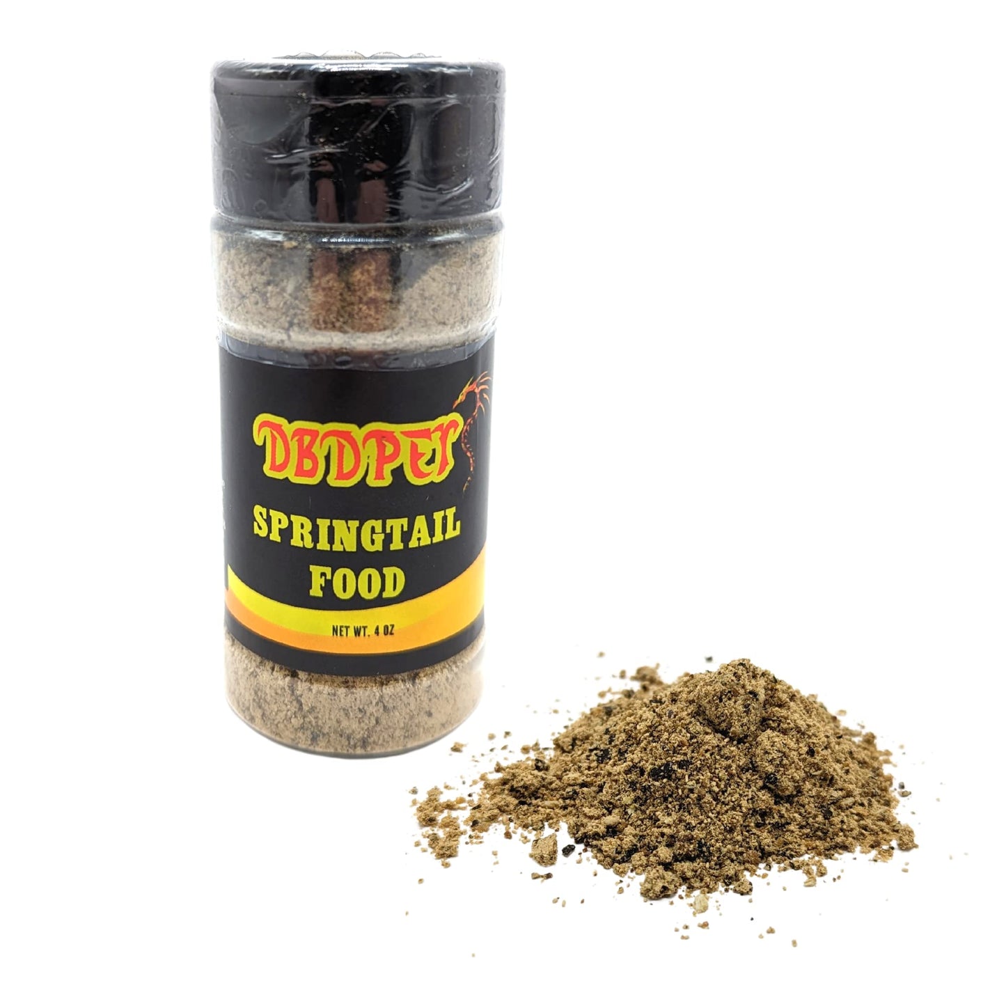 DBDPet Springtail Food (4oz Bottle) - Food for Springtail & Isopod Cultures - Explode Your Springtail Cultures Growth with Our Springtail Food