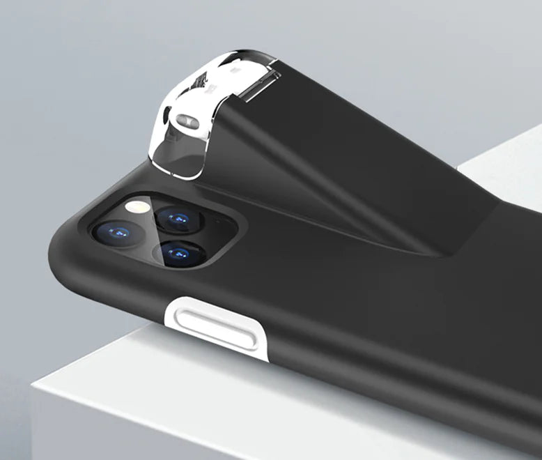 Phone Case with TWS Wireless Earbuds Charging Dock
