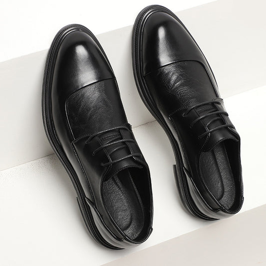 Men's Pointed Business Dress Shoes - British Style