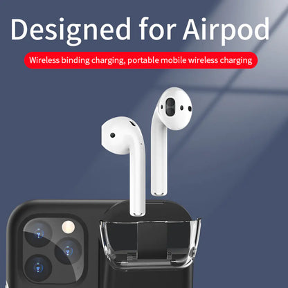 Phone Case with TWS Wireless Earbuds Charging Dock