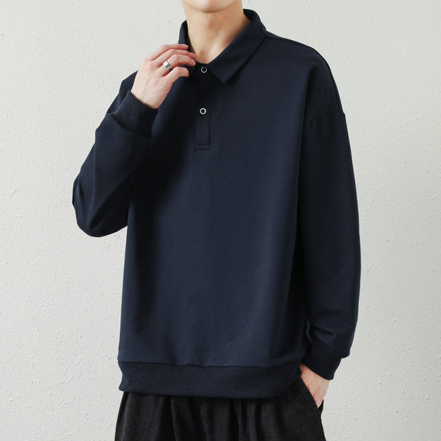 Men's Casual Vintage Long Sleeve Sports T-shirt Hoodies