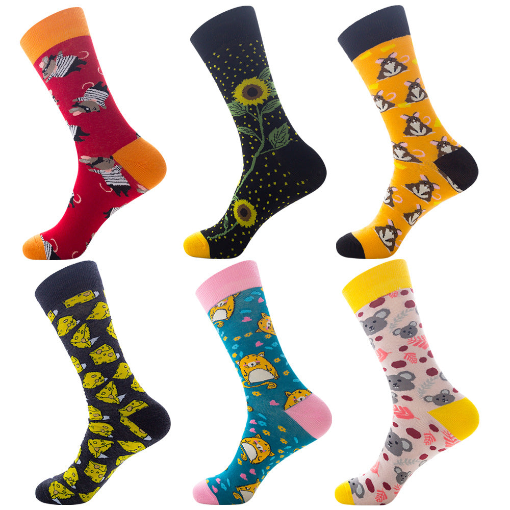 Men's Cotton Dress and Casual Socks Collection