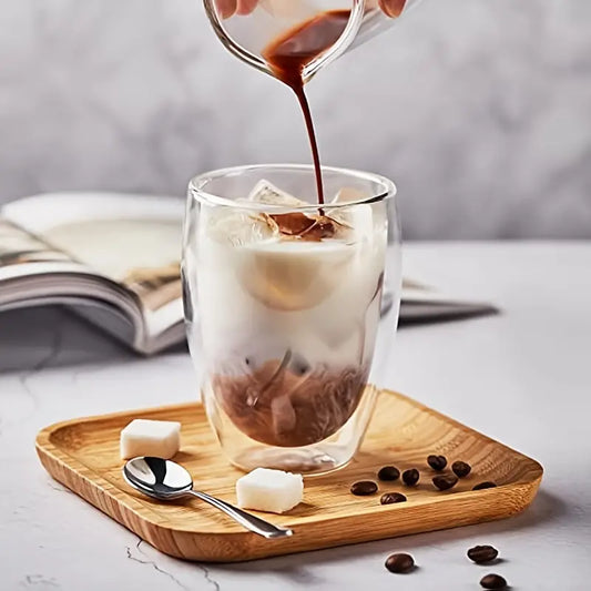 Double-Walled Glass Coffee Mugs for Perfect Brew