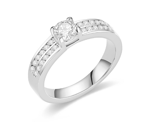 Rings with Diamonds and Zirconia