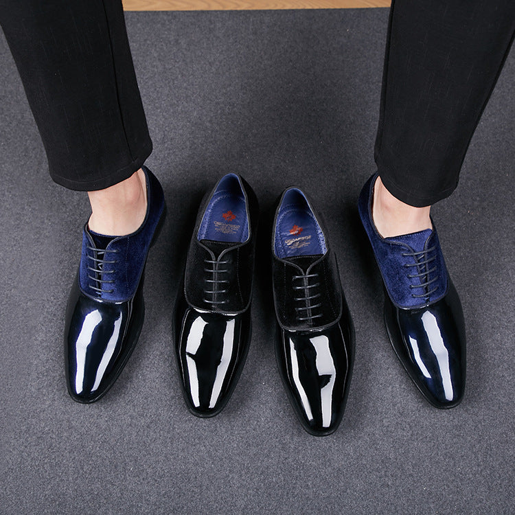 Men's Formal British Pointy Low Top Business Shoes
