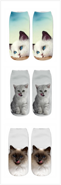 Cat Print Socks - Unique Design Socks