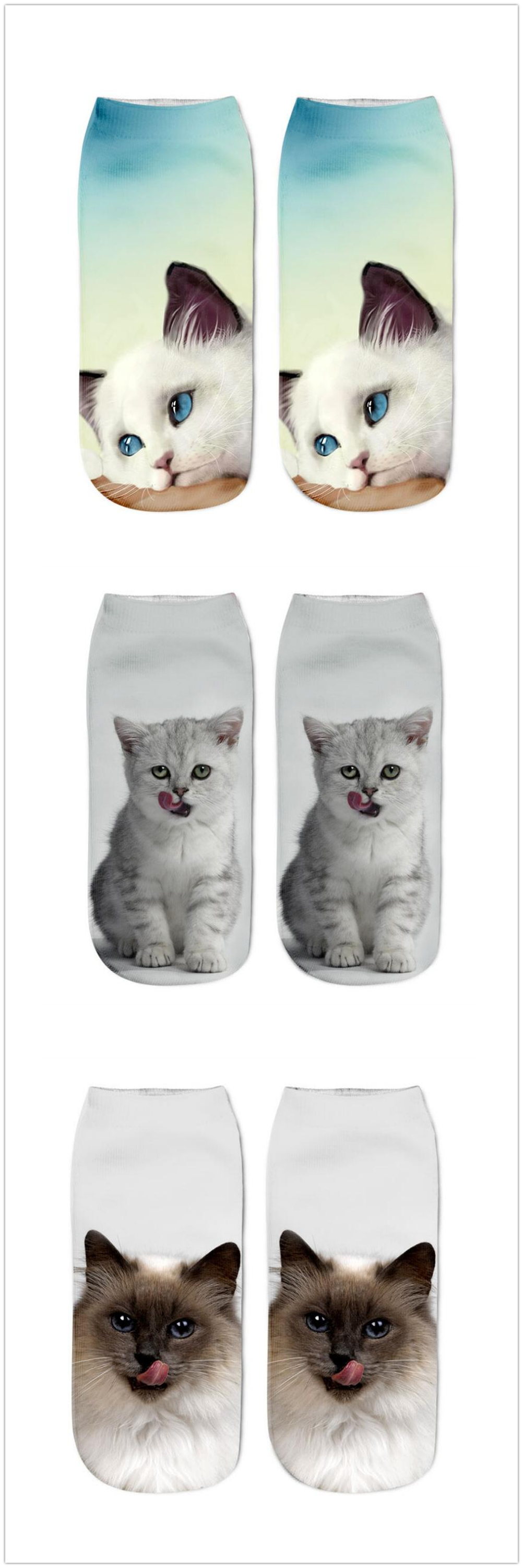 Cat Print Socks - Unique Design Socks