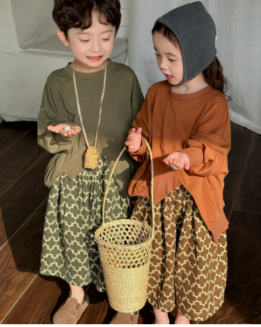 Baby Girl Western Style Long-sleeve T-shirt Top