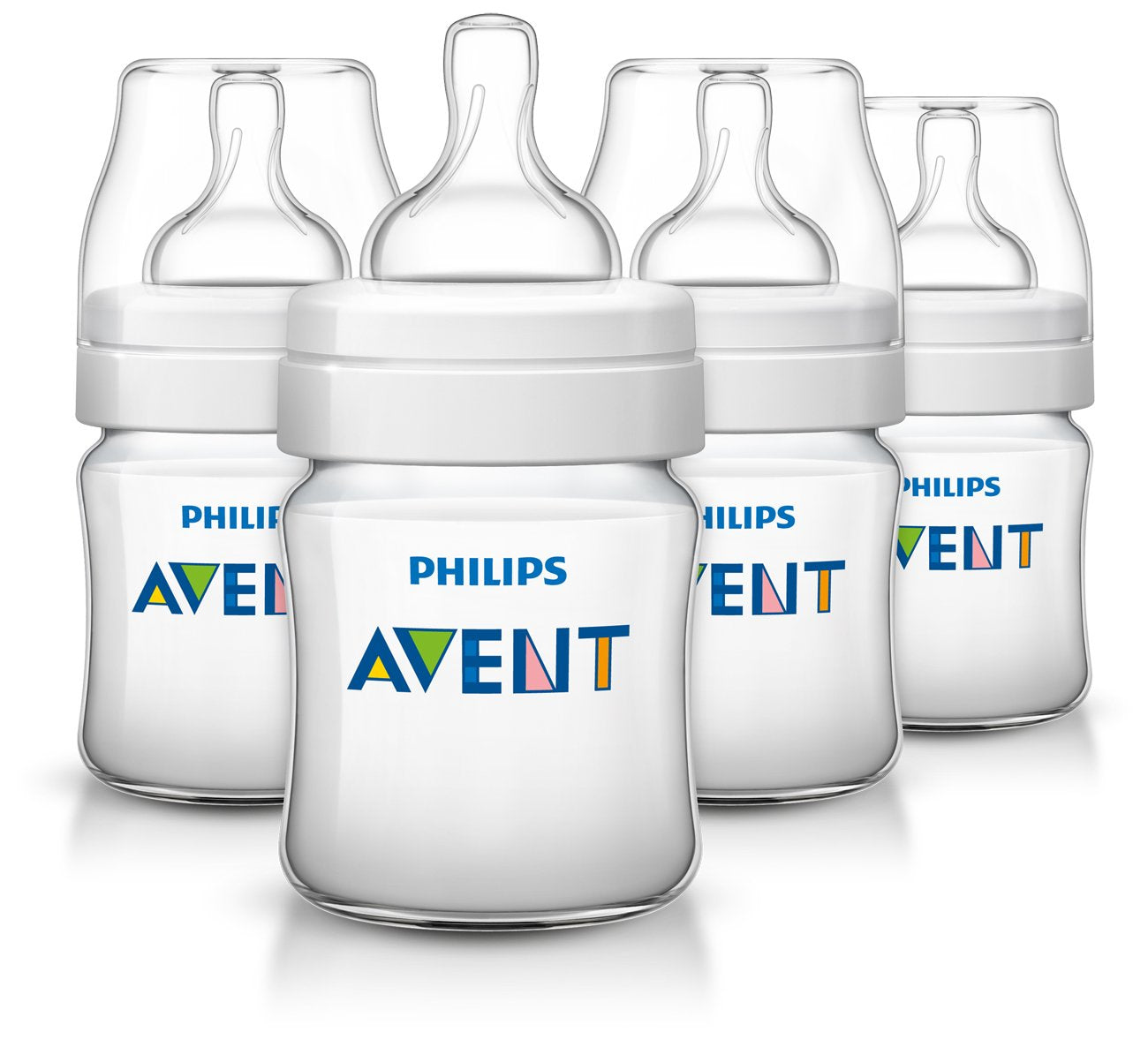 Philips Avent Classic Plus Baby Bottles 4 Ounce (4 Pack)