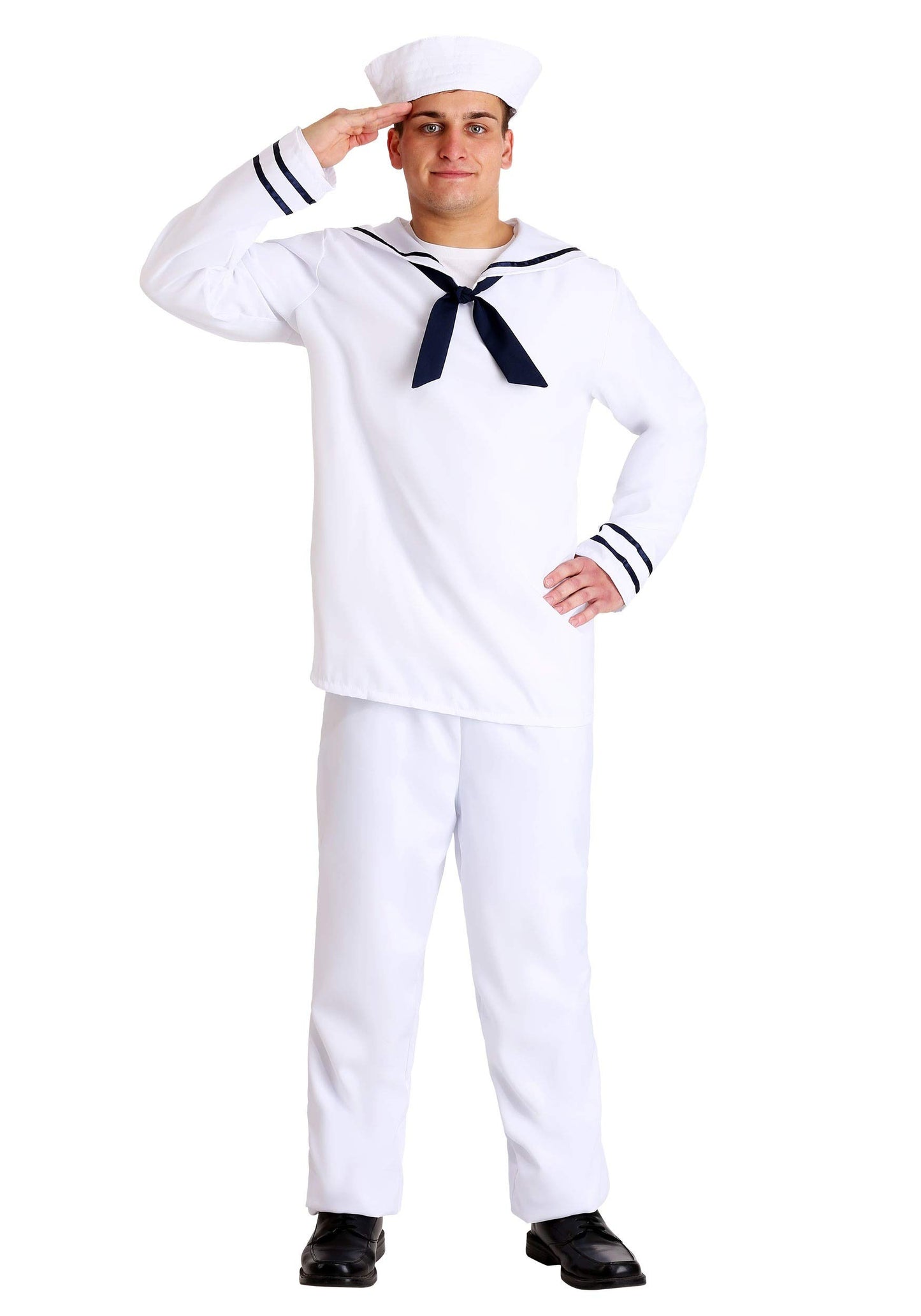 Mens White Sailor Costume X-Large