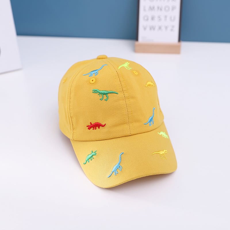 Colorful Dinosaur Baseball Hats for Kids