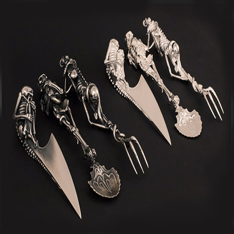 Funny Halloween Knife, Fork, and Spoon Set for Fashion