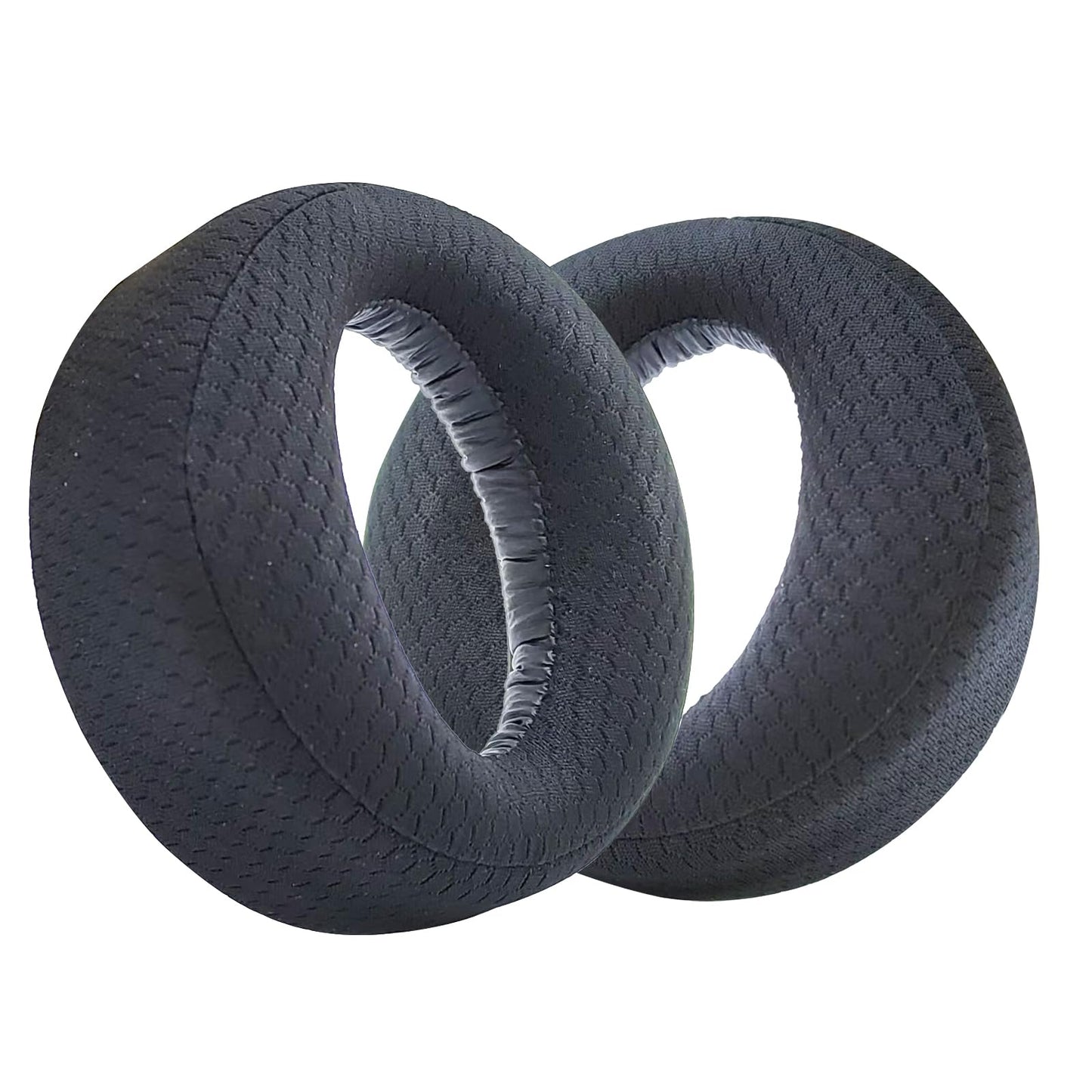 Replacement Ear Pads for Sony PlayStation 5 PS5 Pulse 3D Wireless HeadsetBreathable Mesh Fabric Headphones Ear Cushions Covers Headset Accessories Ear Cups Repair Part-Black