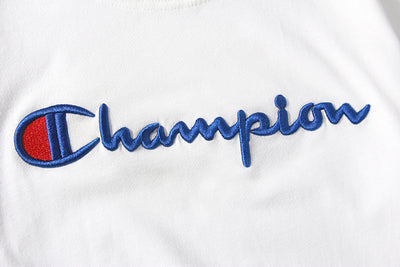 Japanese Style Champion 3D Embroidered Couple T-Shirts