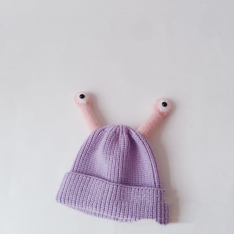 Korean Style Children's Knitted Frog Hats