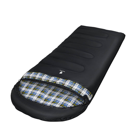 Large Winter Flannel Sleeping Bag for Camping
