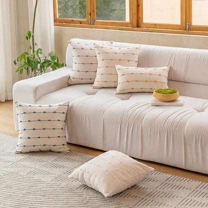 Simple Cotton Pillow Covers for Sofa and Bed
