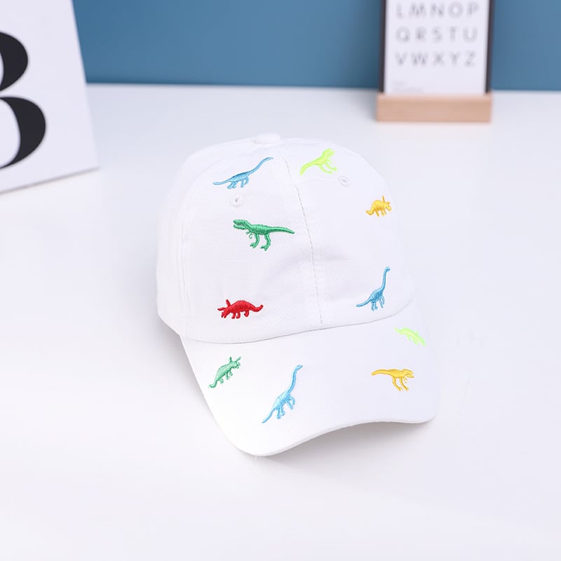 Colorful Dinosaur Baseball Hats for Kids