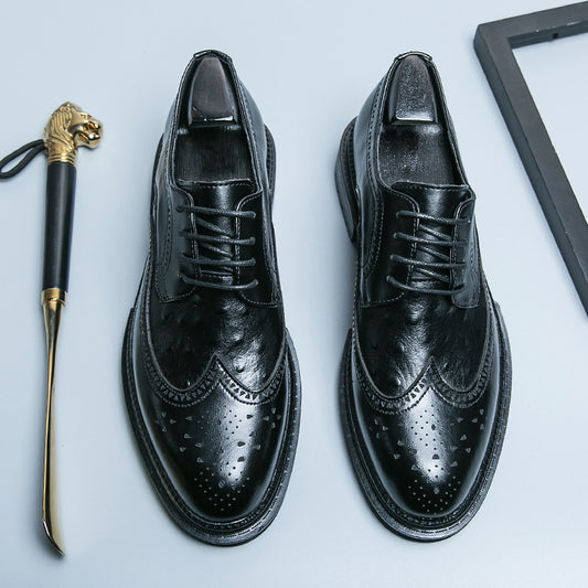 Men's British Style Formal Leather Business Shoes