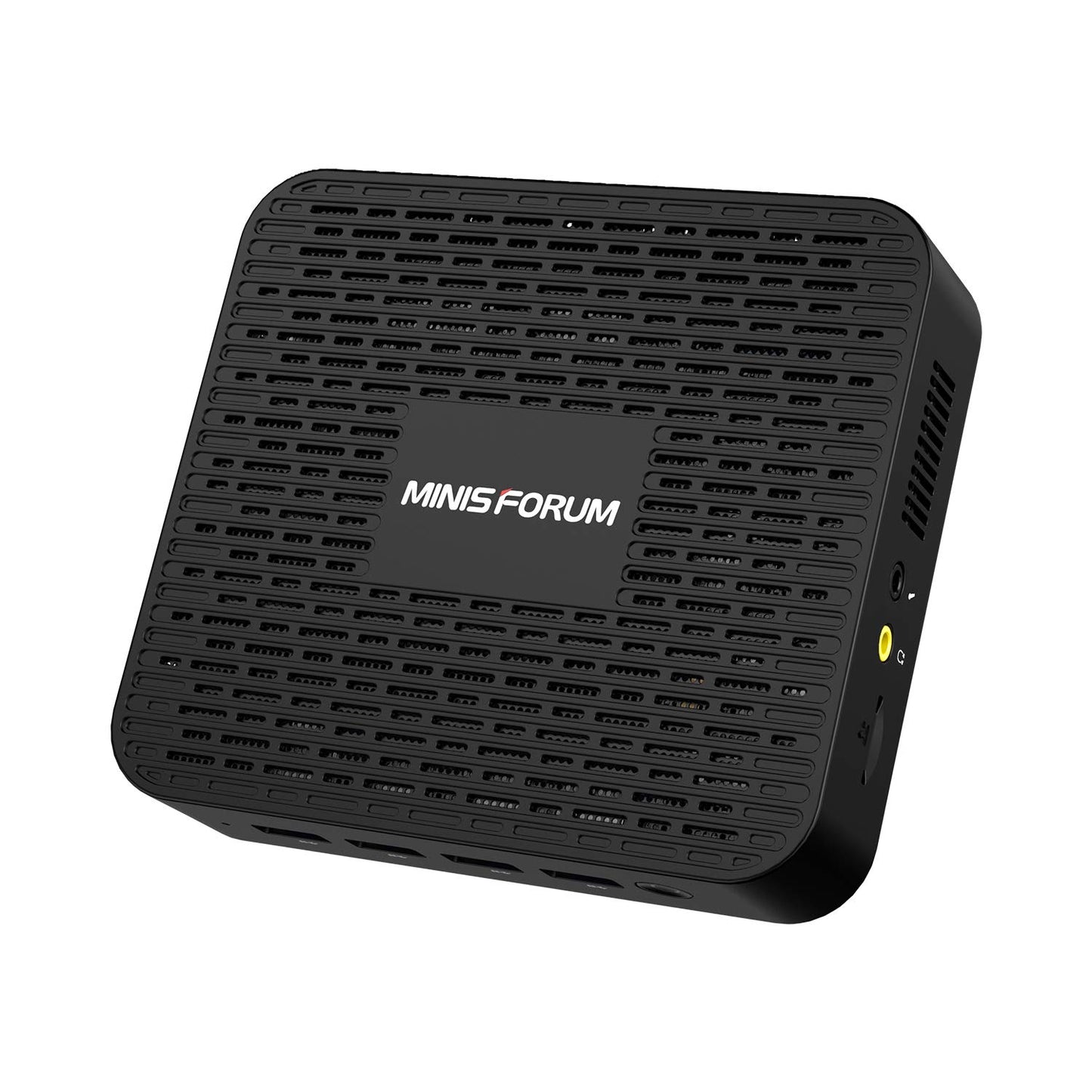 Mini PC GK41 Mini Desktop Computers 8GB DDR4 128GB SSD Intel Celeron J4125 Processor Dual LAN Mini PC Digital Mic Business Small PC 4K HDMI/DisplayPort HTPC Dual Band Wi-Fi Micro PC