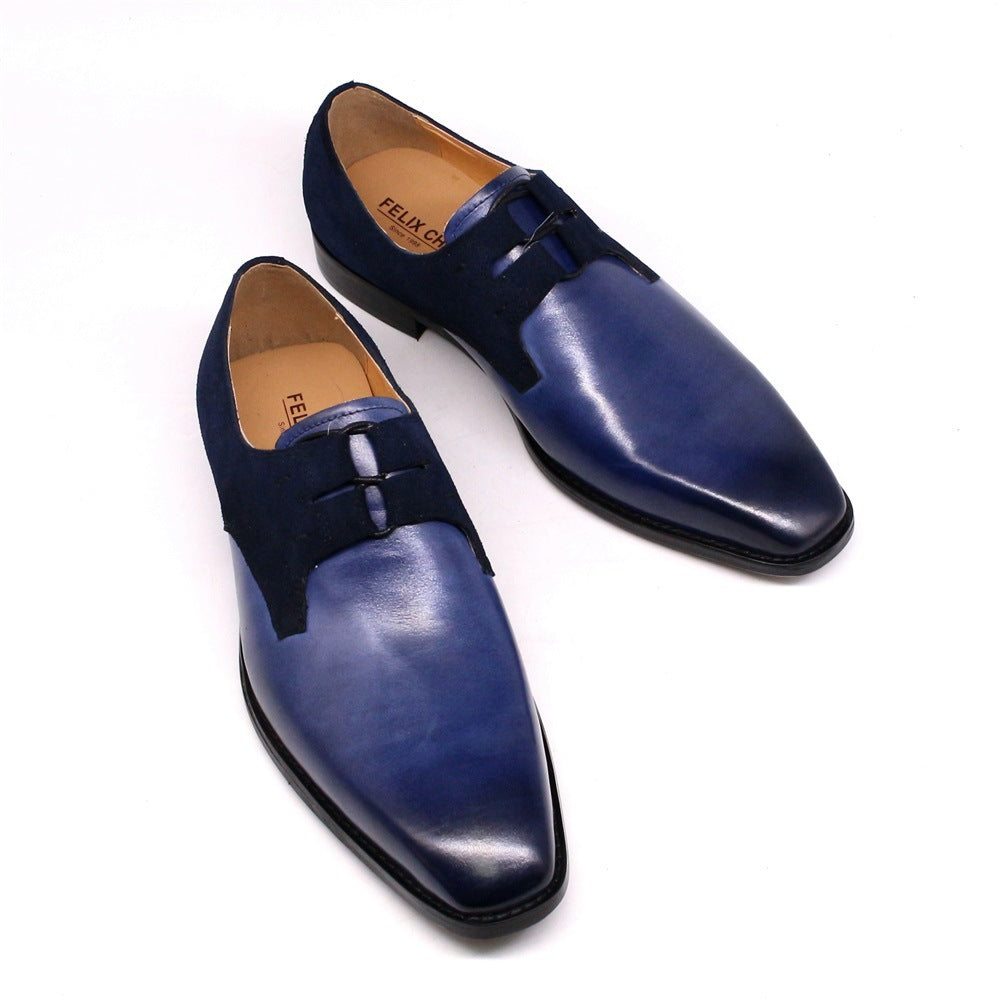 British Style Carved Leather Business Suit Shoes