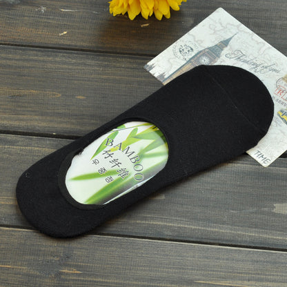 Men's Silicone Non-Slip Shallow Mouth Boat Socks