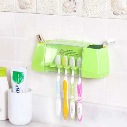 Toothbrush Holder and Storage Rack for Home Use