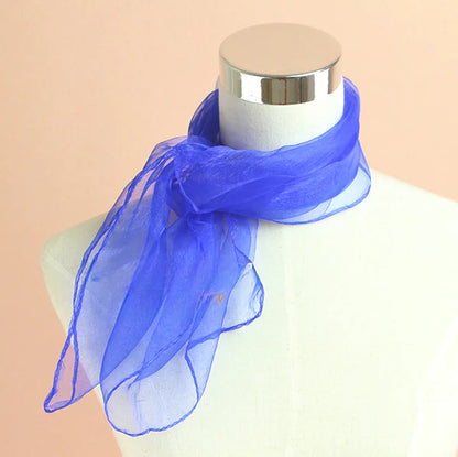 6 Color Dance Performance Silk Scarves for Kids