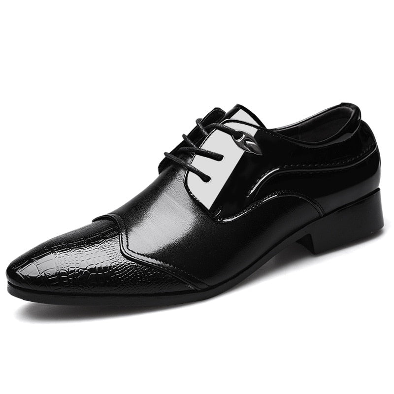 Lace-Up British Wedding Formal Business Shoes