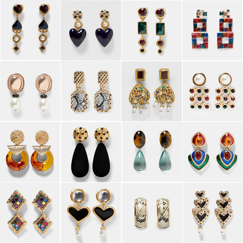 Minimalist European Style Earrings with Diamonds (Wholesale)