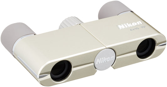 Nikon Binoculars Yu 4X10D CF Champaign Gold