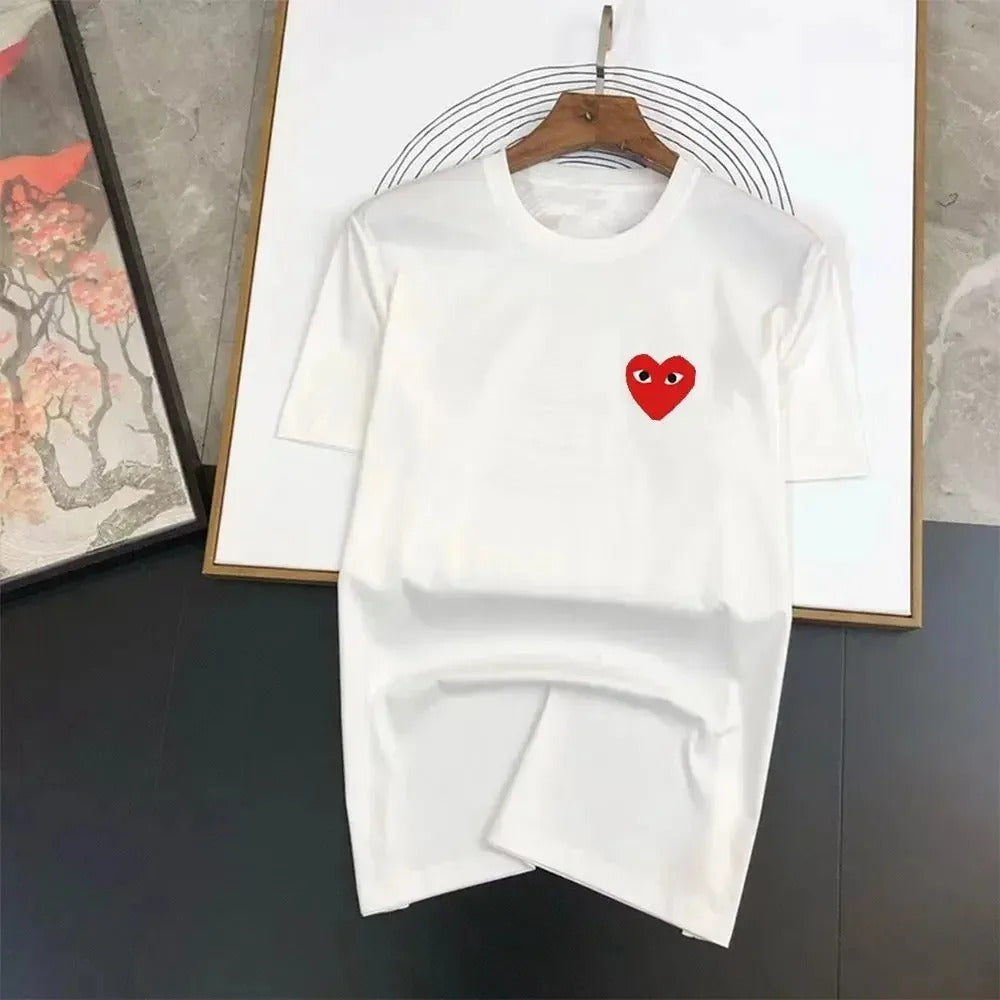 Luxury Brand Summer Love Print Cotton T-Shirts