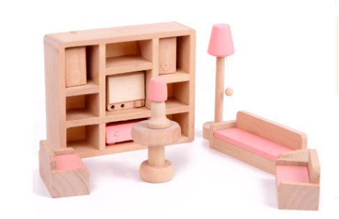 DIY Creative Miniature Wooden Furniture for Kids