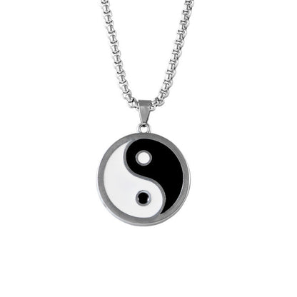 Men's Steel Warrior Jewelry - Cross Pendant Necklace